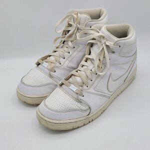 Nike Prestige IV 584614-111 High Top  Triple White Men's Size 12